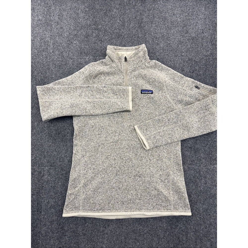 Patagonia Better Sweater 1/4 Zip Women’s S Pelican Gray Fleece Pullover